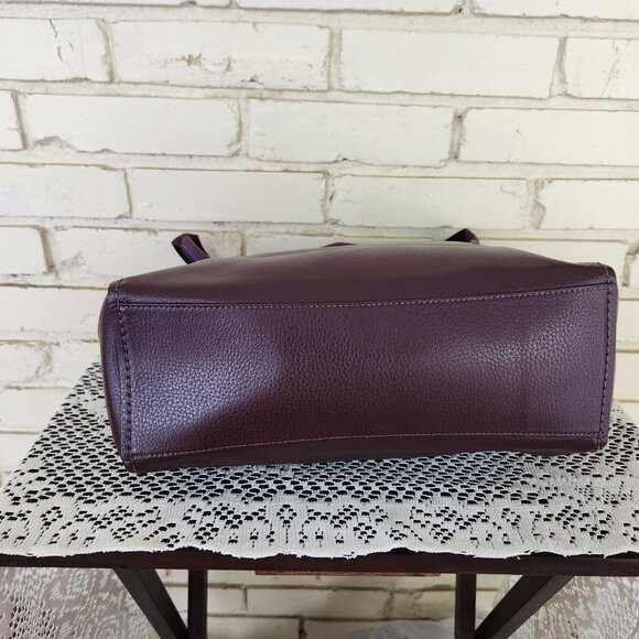 Nwot Coach Derby Rasberry Leather Shoulder Bag Tote Purse - Picture 7 of 12